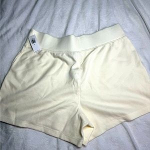 Old Navy NWT Off White Waffle Sleep Shorts